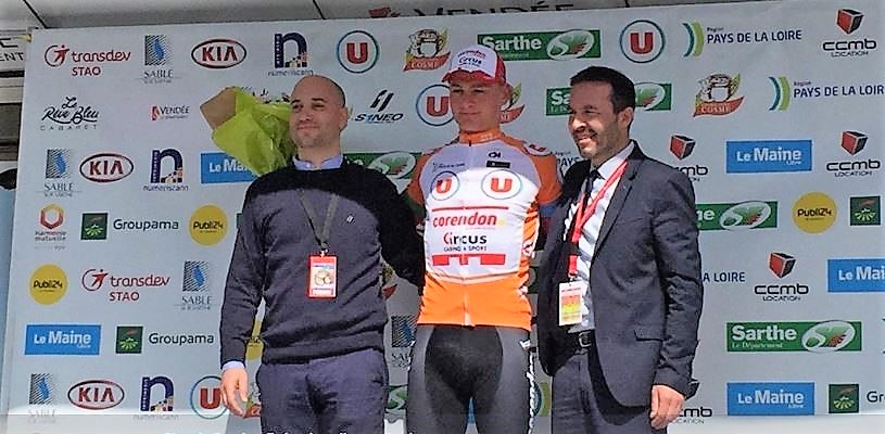 Van der Poel wint 1ste etappe Circuit Cycliste Sarthe-Pays de la Loire