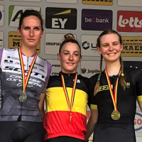 Alicia Franck pakt Belgische titel MTB Shorttrack