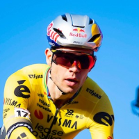 Wout van Aert werd 8ste in de openingstijdrit van Vuelta