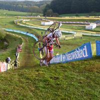 Foto's junioren en nieuwelingen in Ronse