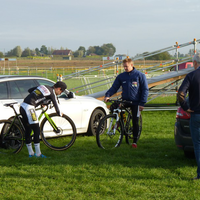 Verkenning parcours Ruddervoorde - lokale school op bezoek