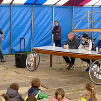 Verkenning parcours Ruddervoorde - lokale school op bezoek