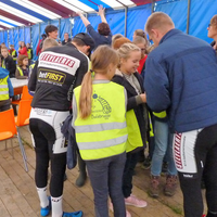 Verkenning parcours Ruddervoorde - lokale school op bezoek