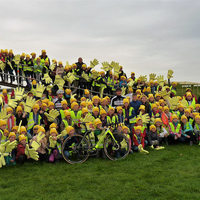 Verkenning parcours Ruddervoorde - lokale school op bezoek