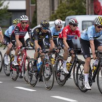 Veldrijders in rit Tongeren-Beringen / Baloise Belgium Tour