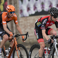 Veldrijders in rit Tongeren-Beringen / Baloise Belgium Tour