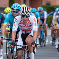 Veldrijders in rit Tongeren-Beringen / Baloise Belgium Tour