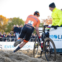 Elite heren op het EK veldrijden in Rosmalen