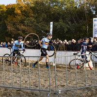 Elite heren op het EK veldrijden in Rosmalen