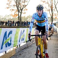 Elite heren op het EK veldrijden in Rosmalen