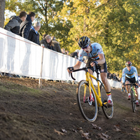 Elite heren op het EK veldrijden in Rosmalen