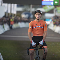 Elite heren op het EK veldrijden in Rosmalen