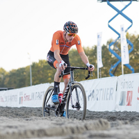 Elite heren op het EK veldrijden in Rosmalen