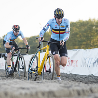 Elite heren op het EK veldrijden in Rosmalen