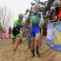 Foto's nieuwelingen en juniores Scheldecross