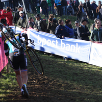 Dames in actie tijdens de 1ste manche van bpost banktrofee