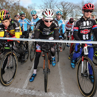 Wereldkampioen Mathieu van der Poel in Lignières-en-Berry