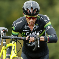 Lars van der Haar demonstreert op de Cauberg