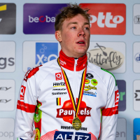 Sil De Brauwere is heel tevreden met het brons bij de beloften