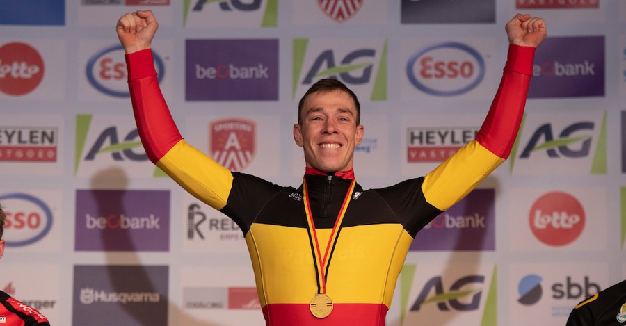 Gepersonaliseerde fiets voor Belgisch kampioen Sweeck