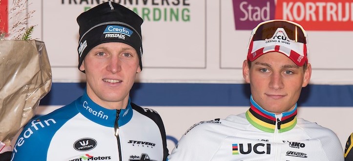 Spurtje Merlier vs Van der Poel