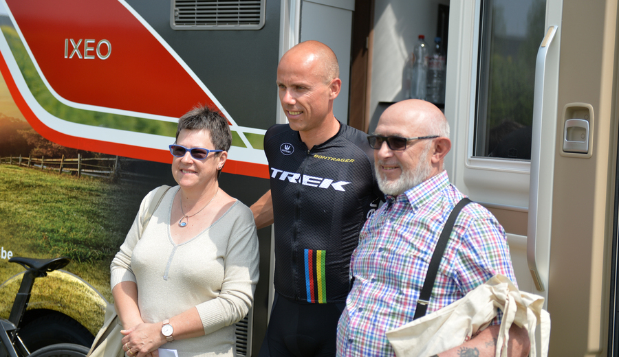 Ook Sven Nys was op Camping Vanomobil