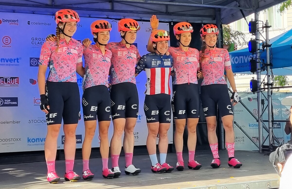 EF Education-TIBCO-SVB met twee toppers het veld in