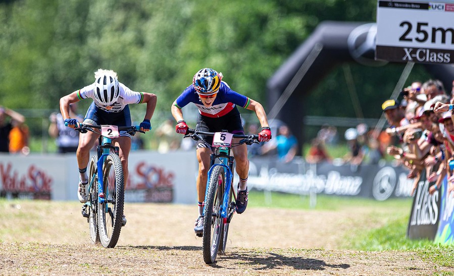 Ferrand-Prévot en Van der Poel winnen in Val di Sole