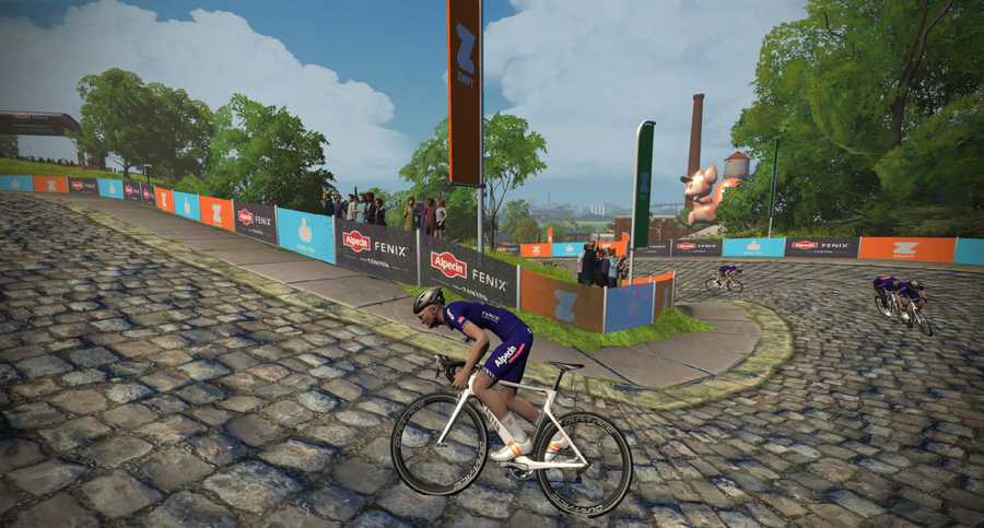 De Ronde van Zwift met Mathieu van der Poel en co