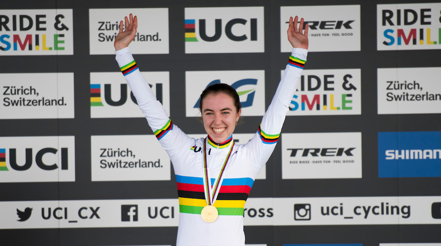 Shirin van Anrooij stagiaire bij damesploeg Trek-Segafredo