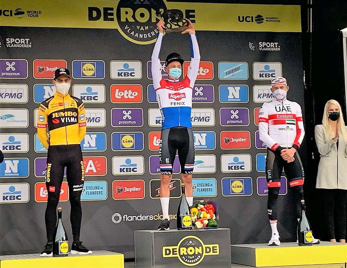 Mathieu van der Poel wint de Ronde van Vlaanderen 2020