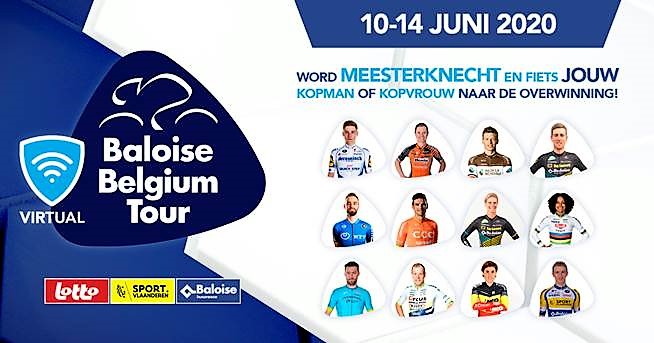 Fiets mee in de virtuele Baloise Belgium Tour