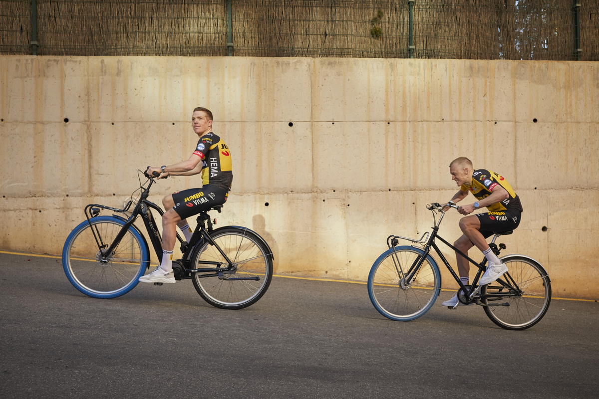 De blauwe band van Team Jumbo-Visma