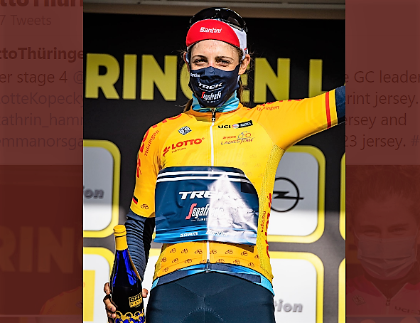 Lucinda Brand wint de Lotto Thüringen Ladies Tour 2021