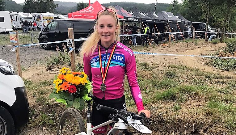 Zilver voor Alicia Franck op BK MTB 2023