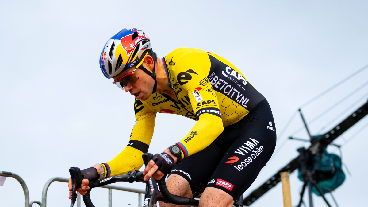 Wout van Aert out na zware val in Dwars door Vlaanderen