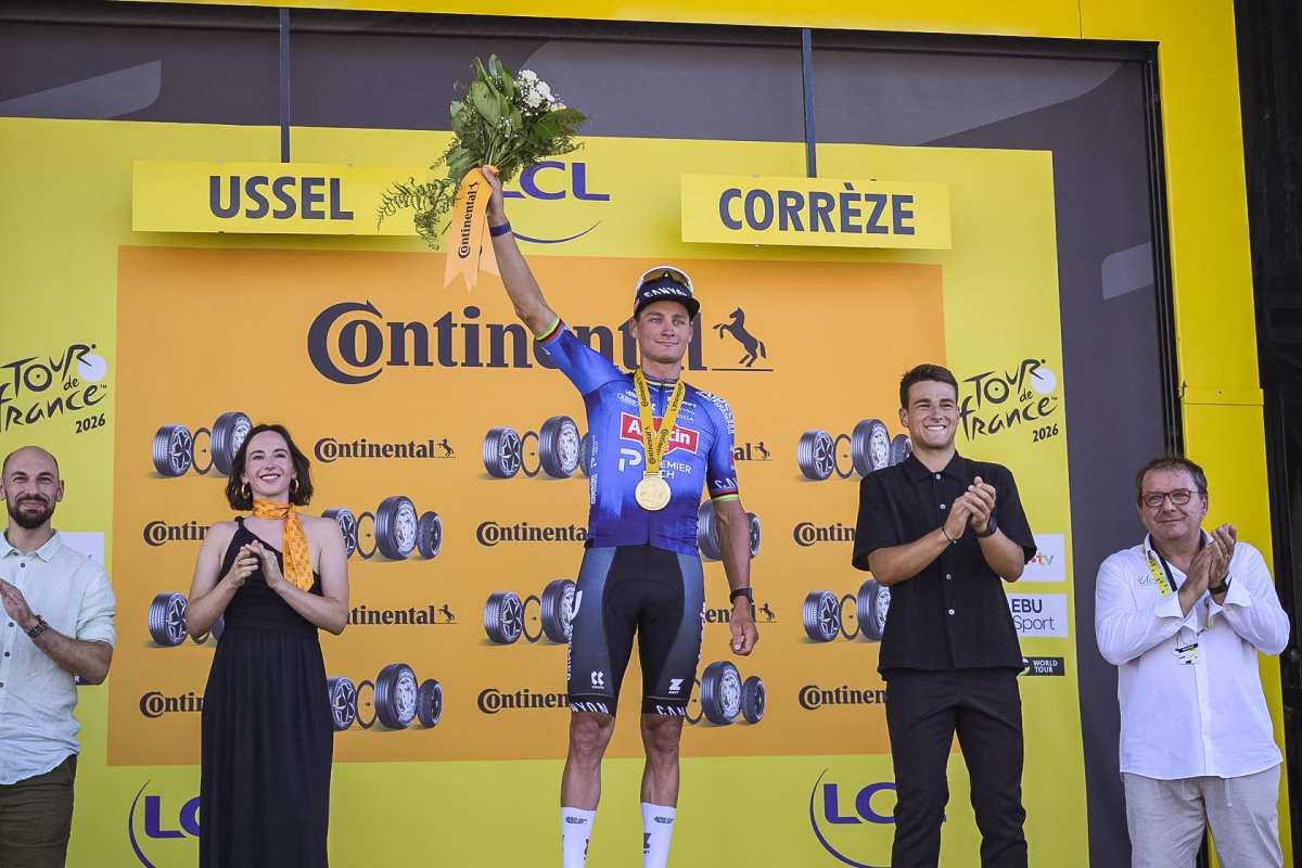 Tour de France 2026: Van der Poel zegeviert in Ussel