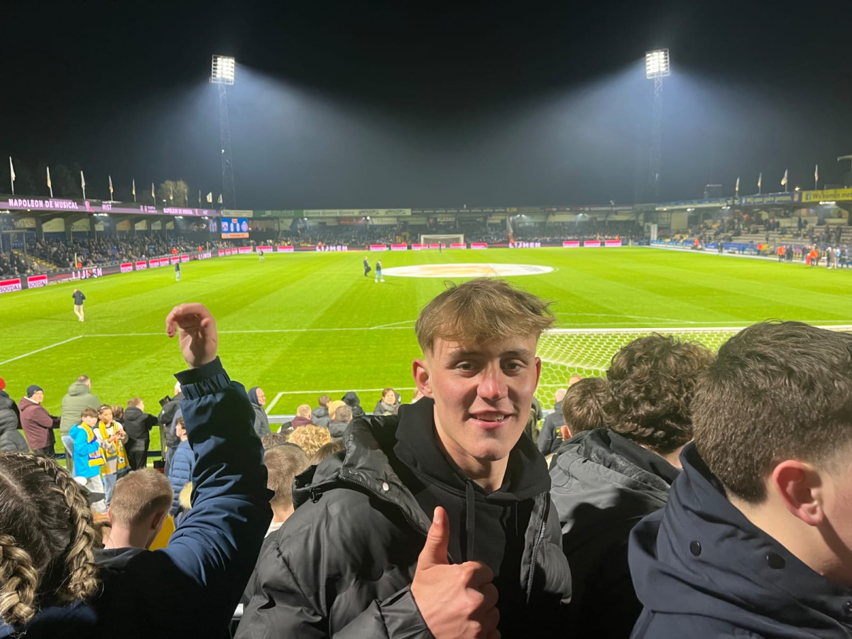 Daan Wilmsen werd zaterdag tweede in junioreseditie van Danilith Nokere Koerse