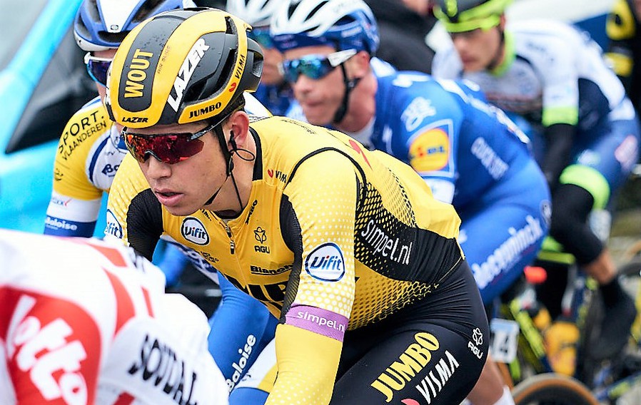 Wout van Aert put vertrouwen uit eerste koers