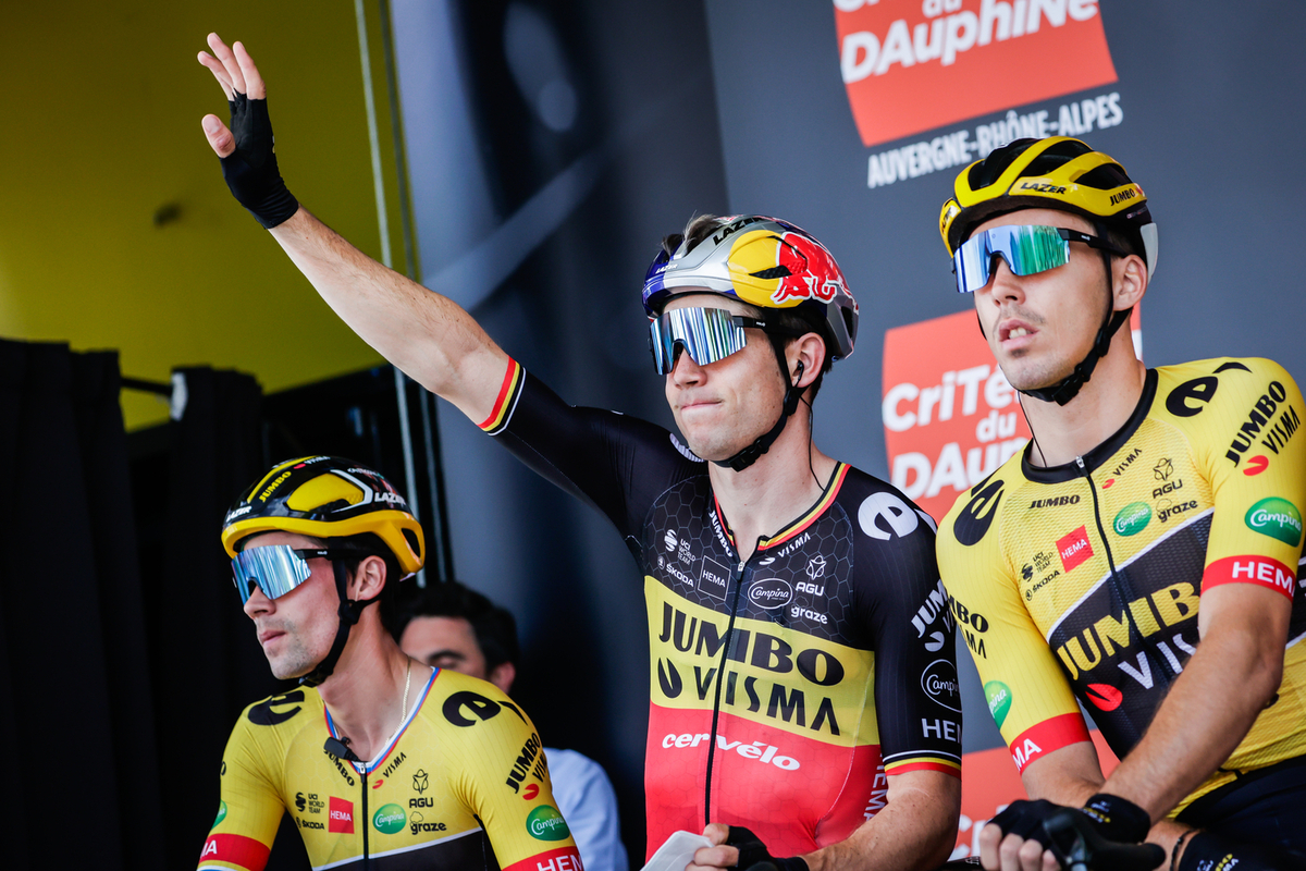 Van Aert opent Dauphiné 2022 met een zege