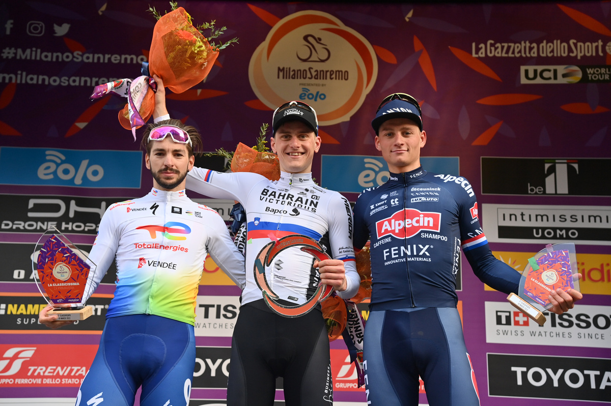 Mohoric wint Milaan-Sanremo - Van der Poel 3de