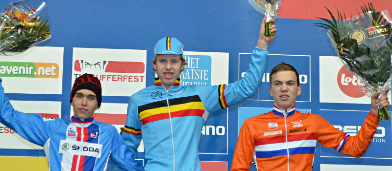 Yannick Peeters en Wout Van Aert winnen Naamse jeugdwedstrijden