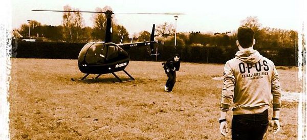 Stybar naar persbabbel per helikopter