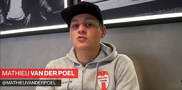 Mathieu Van der Poel aan het woord vóór de race in La Bresse