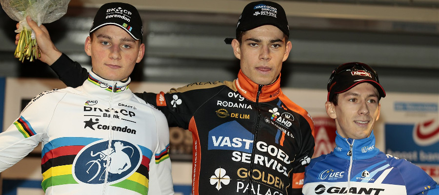 Van Aert zet ook vijfde Bpost-manche naar zijn hand