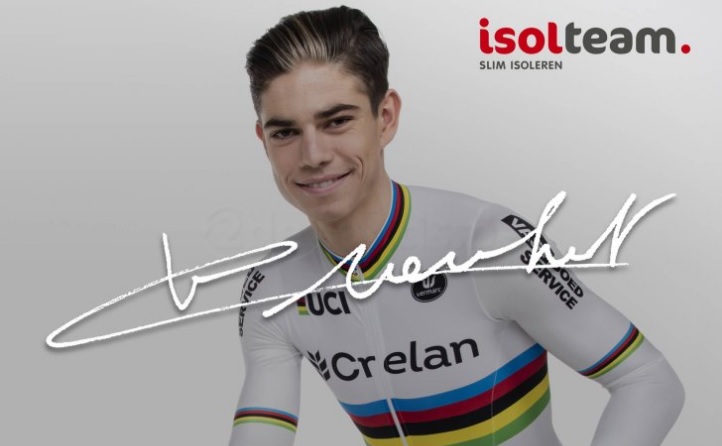 Bied op hét gesigneerd WK-shirt van Wout van Aert