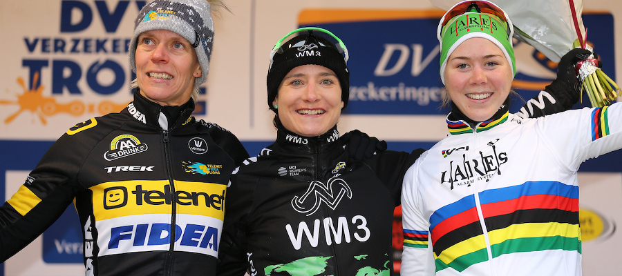 Marianne Vos iets te sterk voor Ellen Van Loy