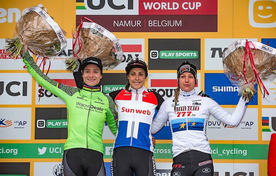 Nederlandse dames bezetten het podium op de Citadel in Namen