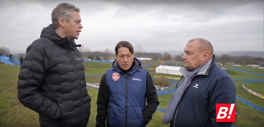 Met Roland Liboton op het parcours van de Hotondcross