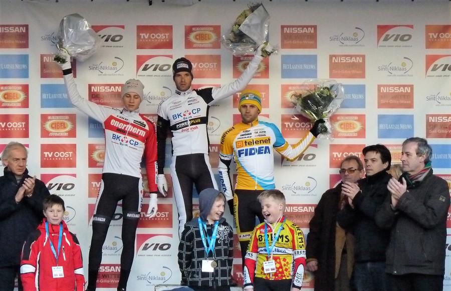 Van der Poel vond podiumplaats naast Niels Albert in Waaslandcross anno 2013 een speciaal moment